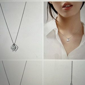 Tiffany double heart pendant